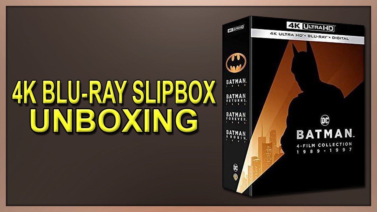 Batman: 4-Film Collection 4K+2D Blu-ray Slipbox Unboxing - YouTube