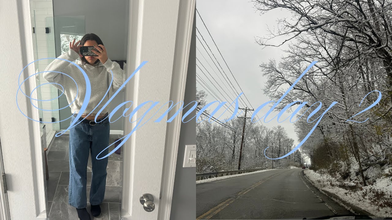 book shopping & wearing lots of blush: vlogmas day 2