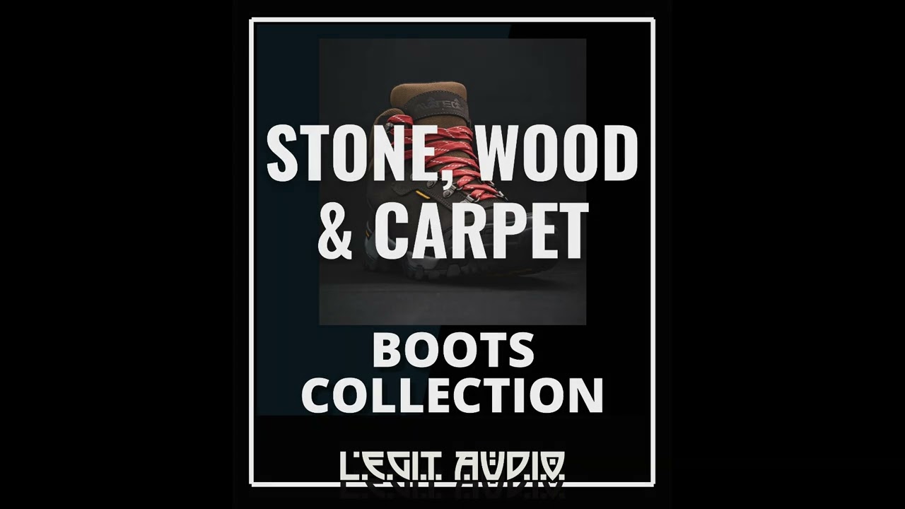 Over 400 Sound Effects | Boots Walking On Different Surfaces