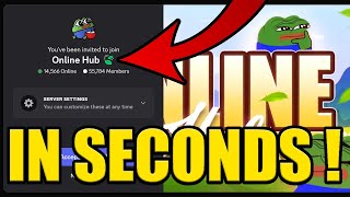 HOW to JOIN ONLINE HUB DISCORD SERVER ✅PC & MOBILE✅