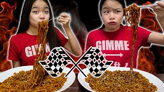 Spicy Noodle Race Samyang Spicy Fire Noodles