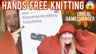 Testing out the CAYDO Electric Knitting Machine M1 PRO