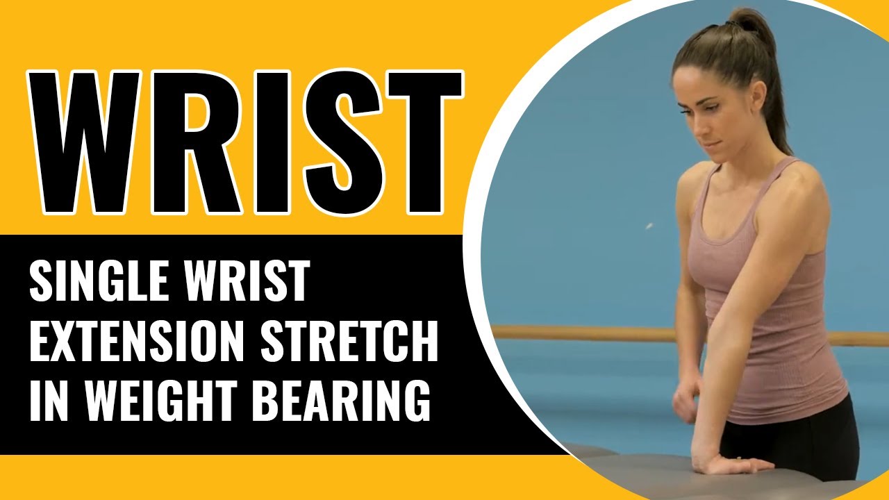 Wrist Single wrist extension stretch in weight bearing YouTube