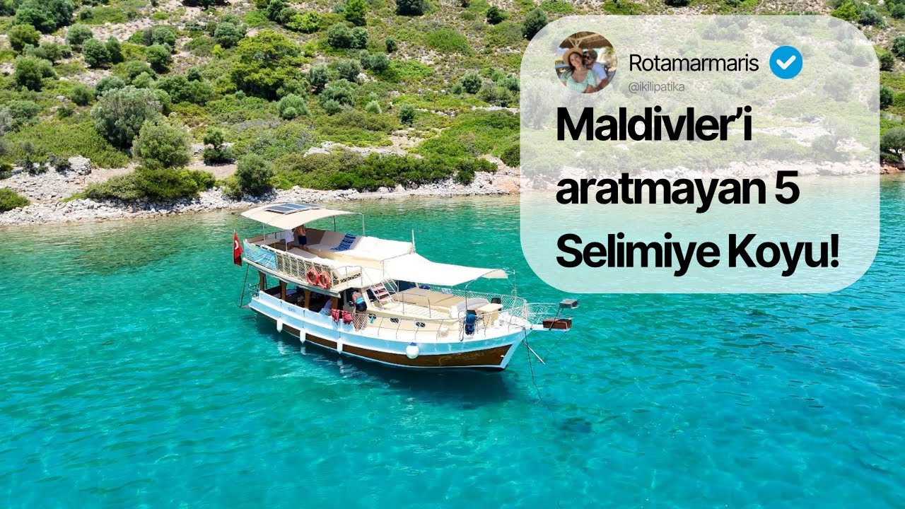 SELİMİYE Tekne Turu 2025 + 5 Bilinmeyen Koy!