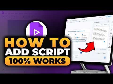 How To Add Script in Google Vids (𝟮𝟬𝟮𝟲) | 100% WORKS | NO Yapping, To The Point! | FAST & EASY