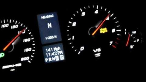 Mercedes C55 AMG Kleemann S7 75mph to 165mph