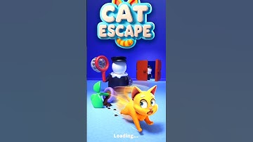 Cat 🐈 escape game #shorts #games #catescape