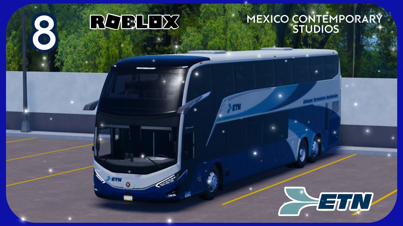 Viajando En ETN En Bus Simulador Mexico 95-D T1 E:8 #autobus #roblox 