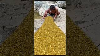 So Much Gold Stuck In Clay This Is Very Strange golddiscovery findgold goldnuggets