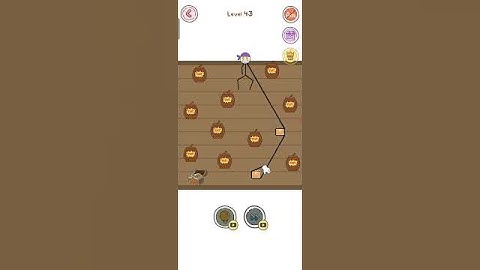 Thief Puzzle - Level 43 Funny Stickman Brain Puzzle Game Gameplay Walkthrough #shorts #youtubeshorts