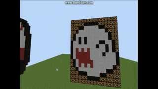 Minecraft Pixel Art Boo Episode 1