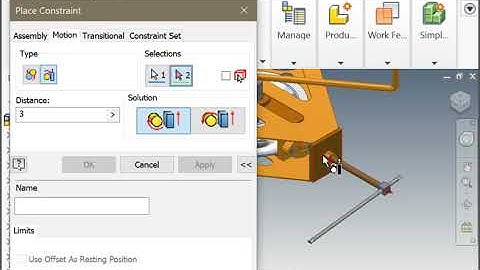 Problem with Autodesk Inventor Rotation/Translation constraint