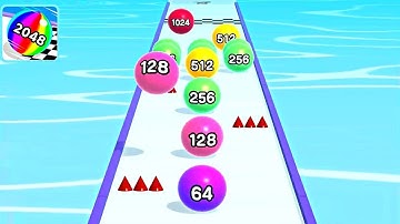 Ball Run 2048! All Levels Gameplay (105-115) android, iOS by VDS Gameplays