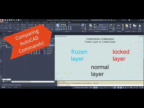 Comparing AutoCAD Commands