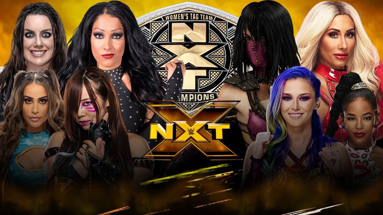 Mandy Leon & Cross VS Mileena & Carmella VS Aliyah & Kairi Sane VS Tegan Nox & Bianca  NXT Tag Champ