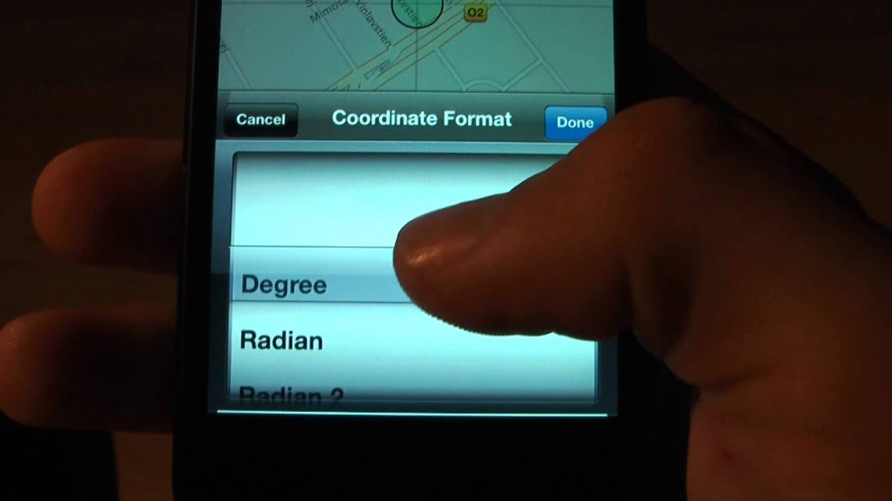 GPS-koordinater med Android og iPhone - YouTube