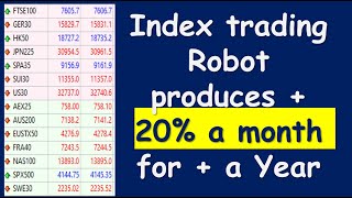 20 Percent a Month. Index trading, Automated, Set-N-Forget Index Robot produces the goods. Free pdf.