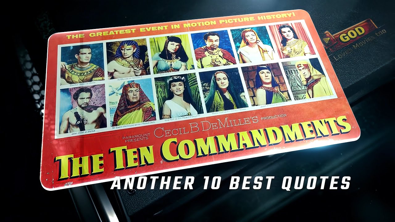 The Ten Commandments 1956 Another 10 Best Quotes YouTube