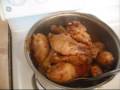 Orange Chicken - Cooking