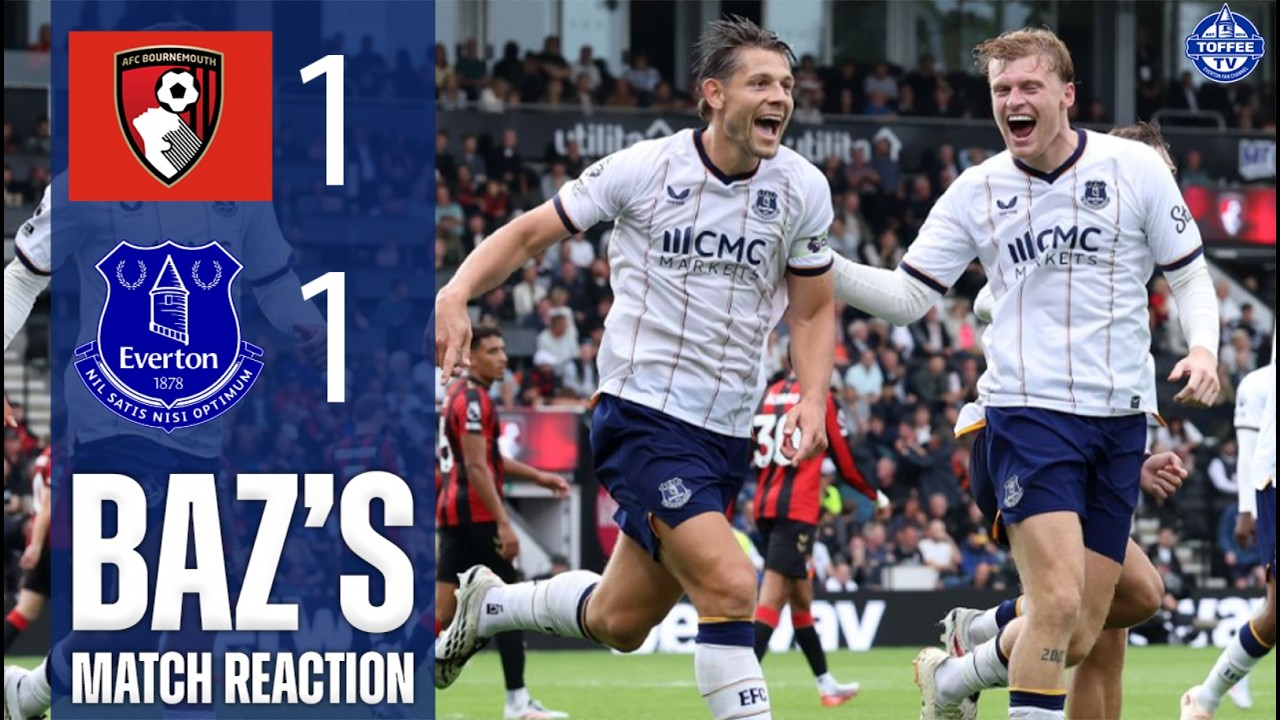 Thumbnail for Bournemouth 1-1 Everton | Match Reaction