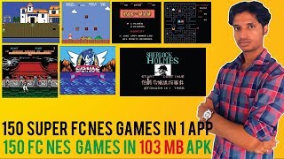 150 Super FC Nes Games in 1 App | 150 FC Nes games in 103 MB APK | tech and studio screenshot 4