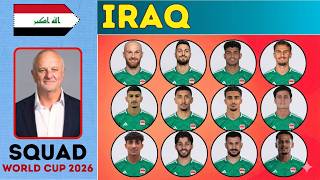 Iraq Squad Prediction For FIFA World Cup 2026 | Iraq’s Squad Update For World Cup