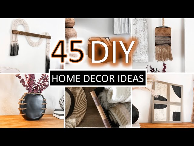 45 DIY HOME DECOR IDEAS + HACKS you Actually Want To MAKE (FULL ...