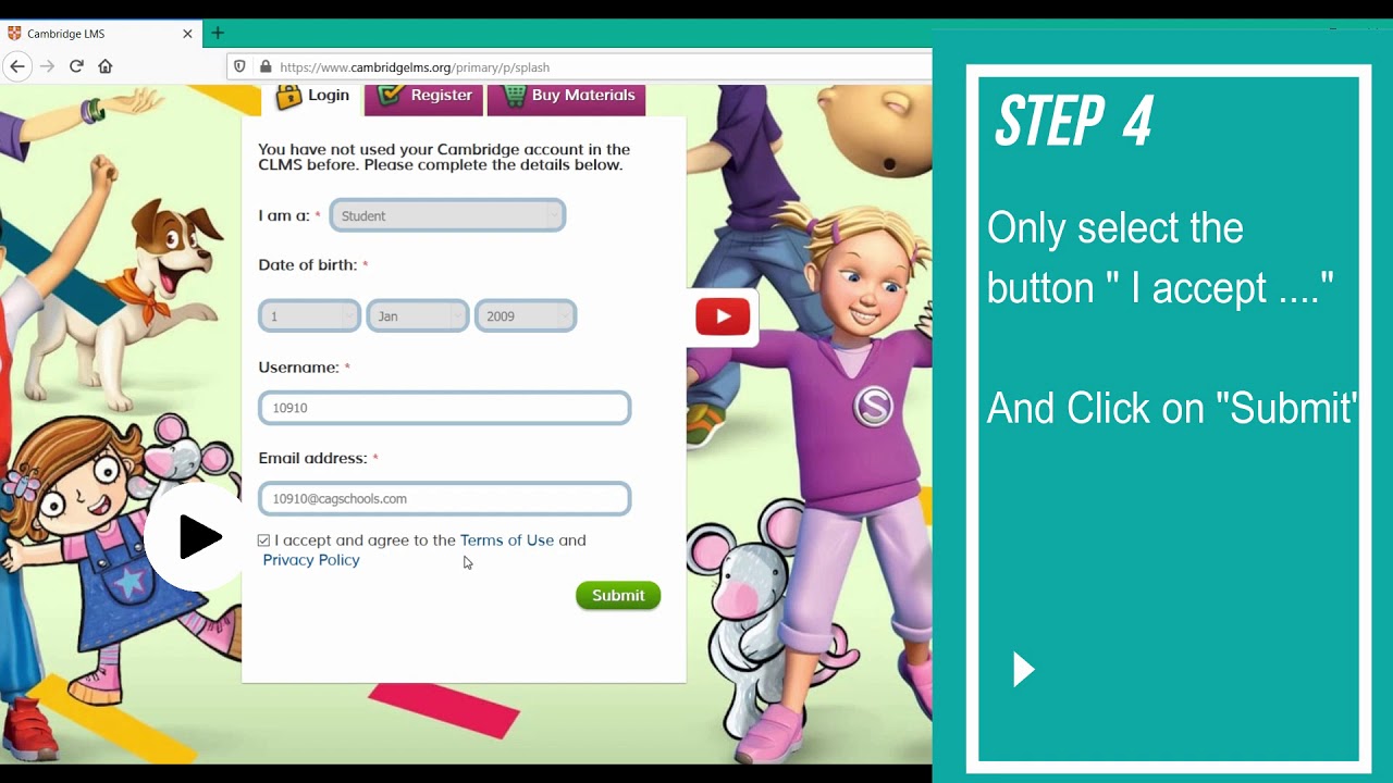 How to Log in Cambridge LMS YouTube