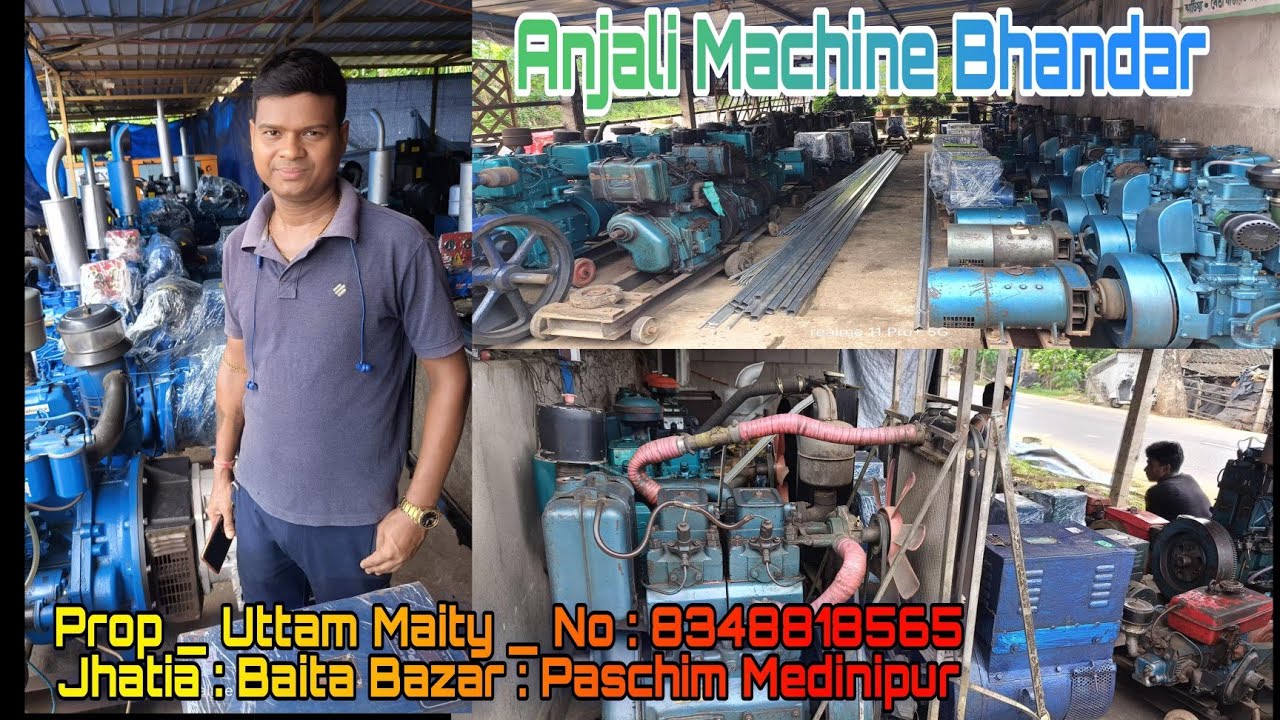 KIRLOSKAR 3 CYLINDER OPEN DG 30KVA1 PIECE❤️💯🔩🔩⚒️⛏️💯🔩⚒️⛏️ NEARBY DIGHA ❤️ BAITABAZER MOHUNPUR