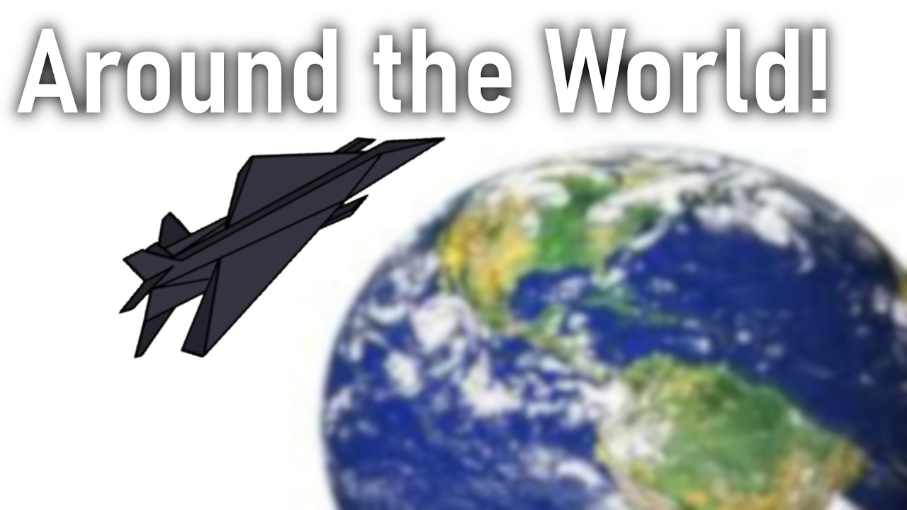 I Threw My Paper Airplane Around the WORLD | Flight