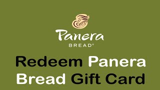 How To Redeem Panera Bread Gift Card | Use Panera Bread Gift Card 2022