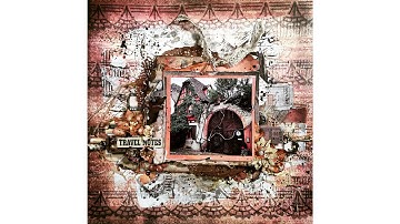 Virag Reti - Mixed Media Scrapbook Tutorial - #7 - "Vintage Wonderland"