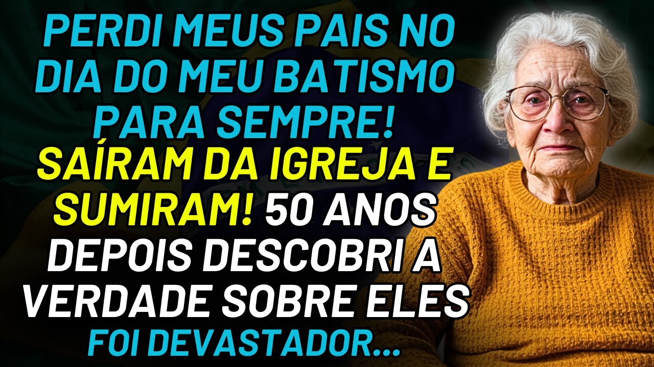 HISTÓRIA REAL DESTA AVÓ 👵💔 MEUS PAIS SUMIRAM NO DIA DO MEU BATISMO....FOI DEVASTADOR...