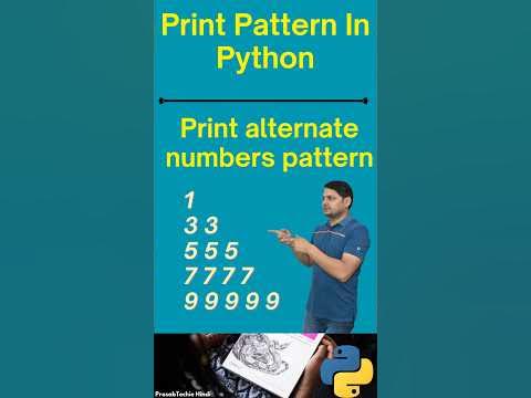 Print alternate numbers pattern using while loop in Python - 04 ...