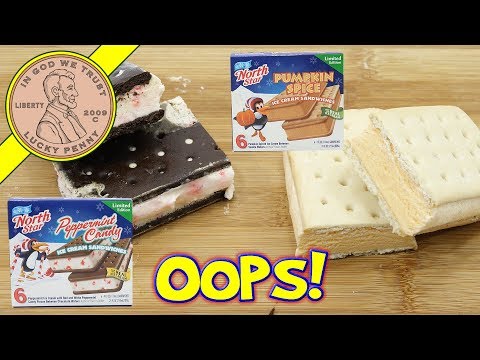 North Star Peppermint Candy & Pumpkin Spice Ice Cream Bar Review