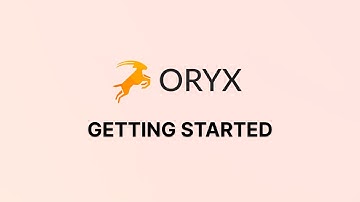 Getting Started with Oryx