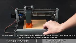 First time connecting LaserGRBL using video Profile