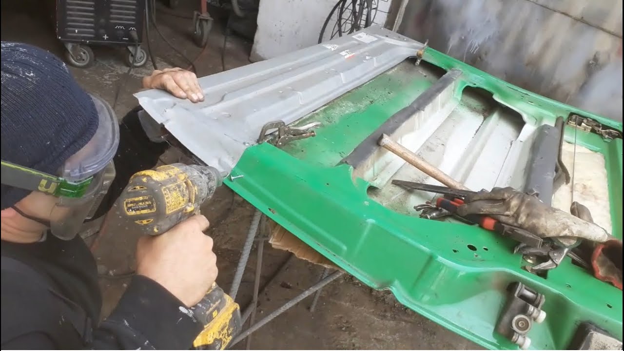 VW T4 Blacharka. Cz 5. Naprawa drzwi przesuwnych