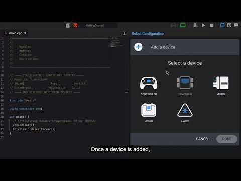 00 Intro To VEX V5 CPlusPlus