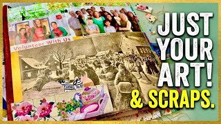 3 Ways to Use Art Scraps in Your Journal