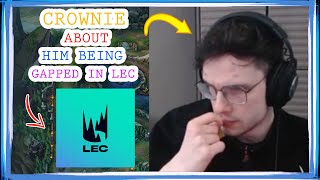 LR Crownie About Him Being GAPPED in LEC 👀