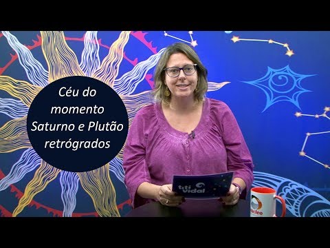 Céu do Momento: Saturno e Plutão retrógrados - por Titi Vidal