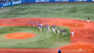 2014　3/28 開幕戦　東京ヤクルトスワローズ×横浜ＤｅＮＡベイスターズ　passion　ミニチュア風動画