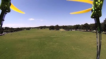 SK450 Quadcopter with EagleTree Vector FC at Zilker Park, Austin