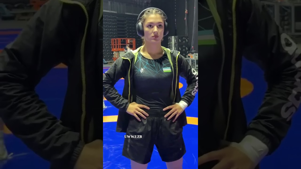 Laylo Sobirova ❤😍 Warming up before the competition