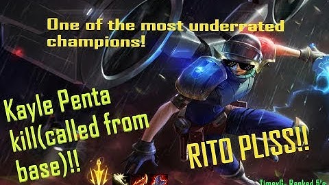 How broken is Lethal Tempo Kayle?? Ranked pentakill! patch 8.19