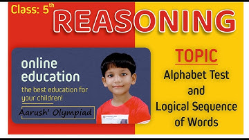 Class 05 Reasoning Topic: Ranking Test and Logical Sequence of Words