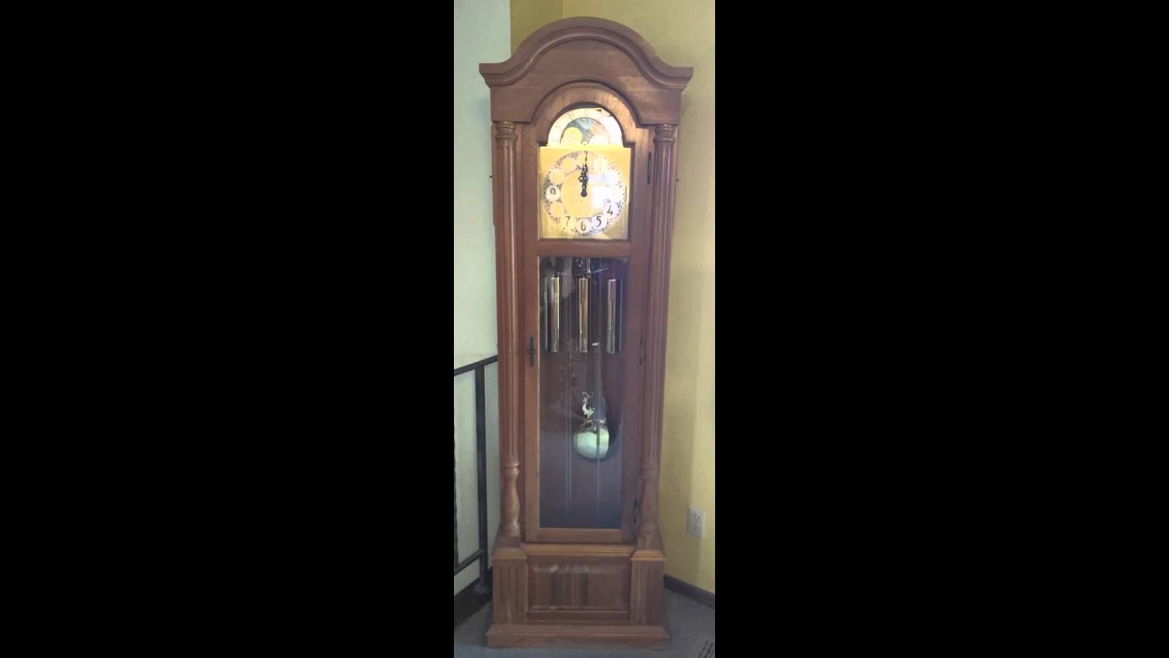 Grandfather Clock Striking 12 YouTube