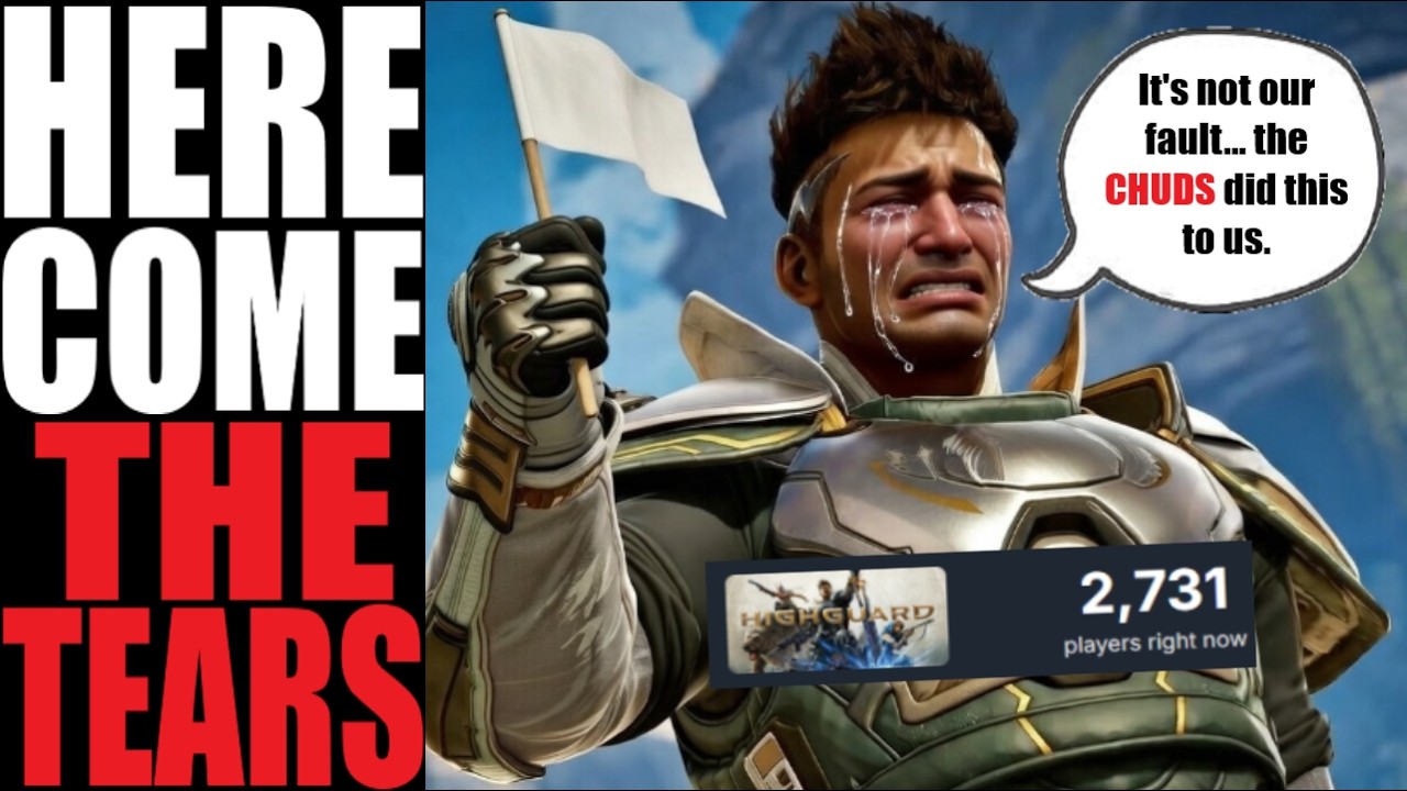 Highguard dev MELTS DOWN & blames gamer CHUDS for their game CRASHING & BURNING