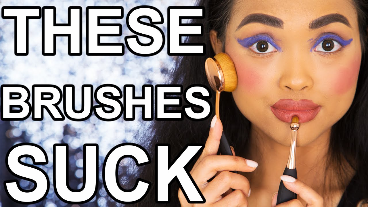 Oval Toothbrush Makeup Brushes Artis Set Dupe Review | CookieChipIry